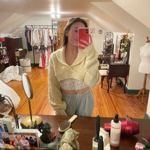 Urban outfitters One of a Kind cropped Sweater